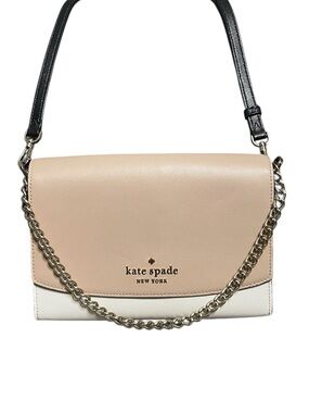 kate spade Tricolor Shoulder Bag in Blush, Ivory & Black